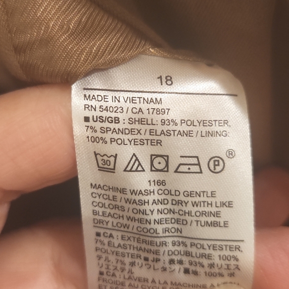 NWT BANANA REPUBLIC | One Button Blazer - Picture 4 of 6